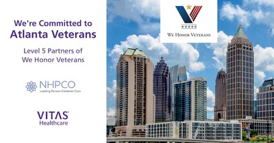 In Atlanta, VITAS Healthcare became the first hospice in Georgia to earn the elite Level 5 partner status in the We Honor Veterans initiative.