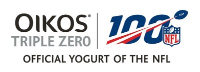 Oikos Triple Zero Yogurt, the Official Yogurt of the NFL (PRNewsfoto/Danone North America)