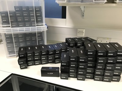 MinION is the only portable, real-time device for DNA and RNA sequencing. (PRNewsfoto/Oxford Nanopore Technologies)