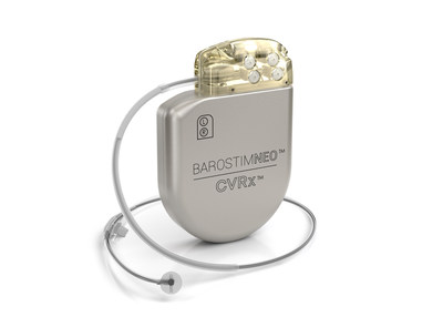 Hackensack Meridian Hackensack University Medical Center announced it is the first hospital in the nation to successfully implant the world’s first heart failure neuromodulation device, BAROSTIM NEO™, pictured above. Picture provided by CVRx.