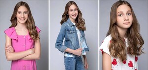 Pre-Teen Model Hannah Burkett (Age 11) From Huntsville Alabama Walking in New York Fashion Week