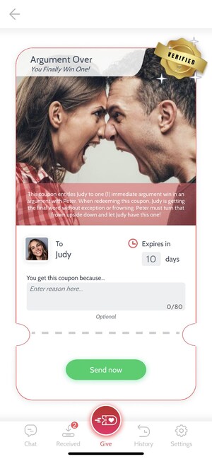 Brand-New Couple Coupons App Invites Random Acts of Valentine's Day Romance