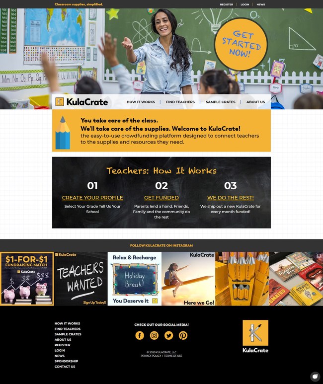 Kula Crate Homepage