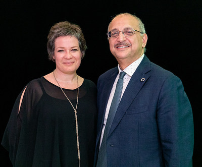 Luce Beaulieu, directrice excutive du CIRODD, et Mohamed Cheriet, directeur gnral du CIRODD. (Groupe CNW/cole de technologie suprieure)