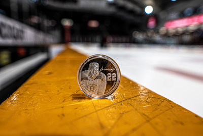 The Royal Canadian Mint's 2020 Black History Month coin honours NHL trailblazer Willie O'Ree of Fredericton, New Brunswick. (CNW Group/Royal Canadian Mint)
