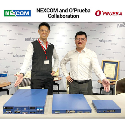 Left: Allan Chiu, Head of NCS ODM1 BU, NEXCOM International
Right: Gavin Hsu, CEO, O’Prueba Technology Inc.