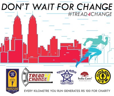 Gold’s Gym becomes a Wellness Partner for a movement - Tread4Change, launched at the Maharashtra Police International Marathon 2020