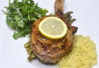 Celebrate Valentine's Day on February 14th with elegant "Pan-Fried Veal Chops with White Wine Sauce"