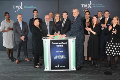 Beauce Gold Fields Inc. Opens the Market (CNW Group/TMX Group Limited)