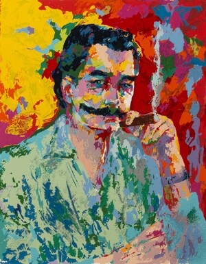 American Fine Art Presents Battle of the Mustache: Neiman, Dali, and Max an Exhibition of Artists Known for Their Immediately Recognizable Styles and Techniques as Well as Their Iconic Mustaches - Leroy Neiman, Salvador Dali, and Peter Max