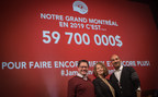 Centraide du Grand Montréal - Un résultat de campagne 2019 exceptionnel : 59,7 M$