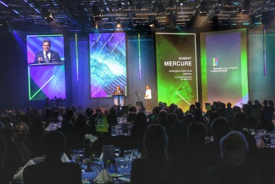 On February 5, 2020, at the Recognition Awards Gala for its Ambassadors Club, Palais des congrès de Montréal celebrated 17 personalities for their active involvement in bringing international conferences to Montréal. (CNW Group/Palais des congrès de Montréal)