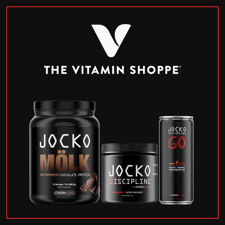 Jocko Fuel premium sports nutrition products are now available in over 690 locations of The Vitamin Shoppe and on www.vitaminshoppe.com.