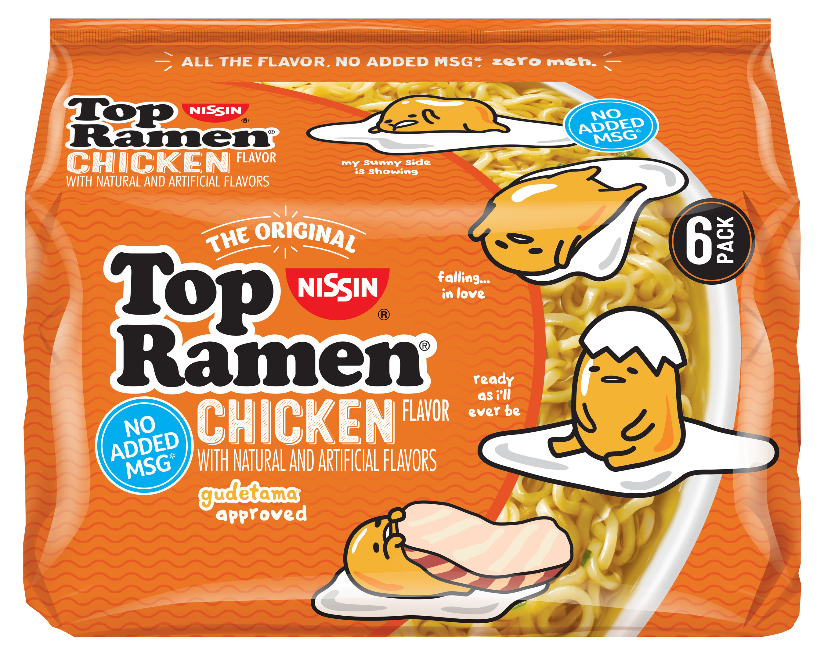 Top Ramen Hatches Partnership With Iconic Sanrio Lazy Egg Character Gudetama Through Limited Edition Packaging And Merchandise Line