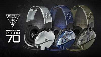 The Turtle Beach adds three new colorways to the #1 selling lineup of Recon 70 wired console gaming headsets.