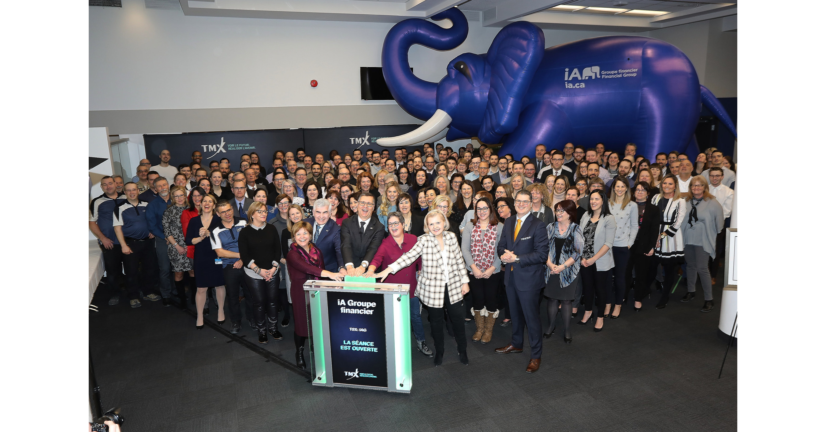 iA Financial Corporation Inc. Opens the Market