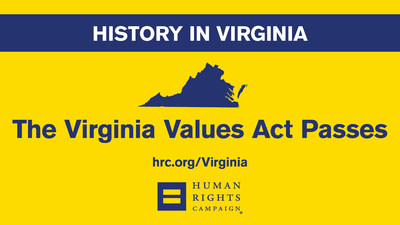 Virginia Values Act Passes, Extending Long-Delayed, Critical Protections to LGBTQ Virginians