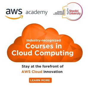 Shoolini University ने छात्रों को AWS Academy क्लाउड कम्प्यूटिंग पाठ्‌यक्रम उपलब्ध कराने के लिए AWS Academy से करार किया