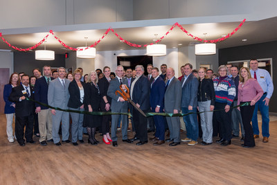 On Thursday, February 6, Landmark Credit Union celebrated a ribbon cutting ceremony for the credit union's new branch in the Town of Brookfield, Wis.