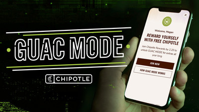 Enroll in Chipotle Rewards by February 20th for Guac Mode