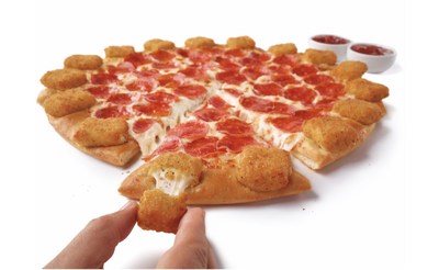 Pizza Hut is bringing pizza lovers its cheesiest creation yet, the Mozzarella Poppers Pizza. Featuring 16 crispy mozzarella stuffed squares baked to to perfection right in the crust, this innovative 'za is available nationwide for a limited time only.