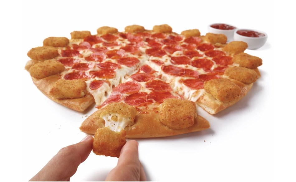 Pizza Hut is bringing pizza lovers its cheesiest creation yet, the Mozzarella Poppers Pizza. Featuring 16 crispy mozzarella stuffed squares baked to perfection right into the crust, this innovative 'za is available nationwide for a limited time only.