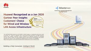 Huawei recibe la distinción Preferencia de los Clientes de Gartner Peer Insights para enero de 2020 en la categoría de infraestructura de acceso LAN alámbrica e inalámbrica