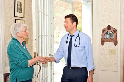 Dr. Evan Rubin, Medical Director for Visiting Physician Services, makes house calls to homebound seniors.