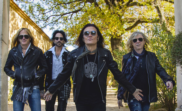 Rock Band The Dead Daisies are (from left to right) - Doug Aldrich (Whitesnake, Dio), Deen Castronovo (Journey, Bad English and Hardline), Glenn Hughes (Deep Purple, Black Country Communion) and David Lowy (Mink and Red Phoenix).