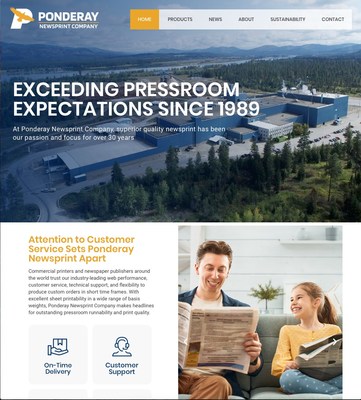 Ponderay Newsprint Company new website Ponderay Newsprint Company new website