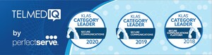 PerfectServe's Telmediq Solution Wins Category Leader Award for Secure Communications in "2020 Best in KLAS" Report