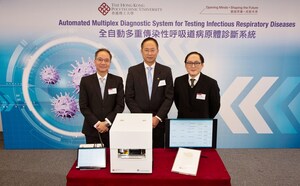 PolyU develops the world's most comprehensive automated multiplex diagnostic system for detecting up to 40 infectious respiratory pathogens (including 2019-nCoV) in a single test