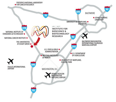 IBBR is strategically located in Rockville, MD within easy reach of major academic, industry, and federal research laboratories, including the University of Maryland campuses, NIST, NIH, FDA, NCI, and USDA. IBBR is strategically located in Rockville, MD within easy reach of major academic, industry, and federal research laboratories, including the University of Maryland campuses, NIST, NIH, FDA, NCI, and USDA.