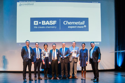 Chemetall receives Airbus SQIP award for the sixth consecutive year. ©Airbus.
