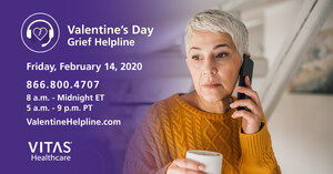 When A Day Of Love Turns Into Intense Grief, Call VITAS® Healthcare's Valentine Helpline