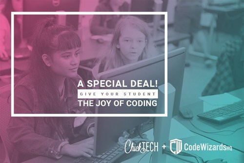 CODEWIZARDSHQ + CHICKTECH PROVIDE REDUCED-COST CODING CLASSES FOR KIDS