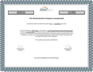 OptionTrax® Launches Instant, Flexible E-Stock Certificates