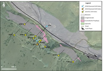 Figure 7. Geology map of Aslantepe prospect. (CNW Group/Alacer Gold Corp.)