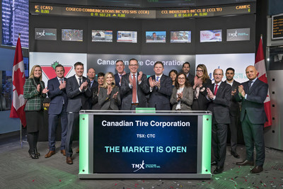 Canadian Tire Corporation, Limited Opens the Market (CNW Group/TMX Group Limited)