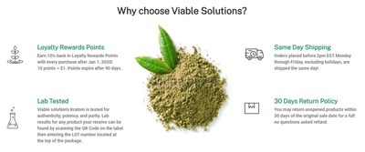 Why choose ViableKratom.com?