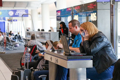 Ontario International Airport saw more double-digit growth in passenger volumes during January.