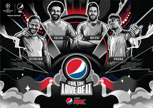 Messi, Salah, Pogba et Sterling font des prouesses du plus haut niveau et montrent des compétences fantastiques dans la nouvelle campagne Pepsi MAX®