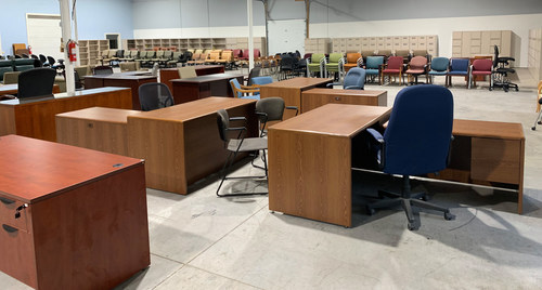 Madison Liquidators Used Office Furniture Showroom