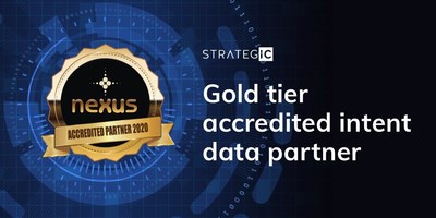Strategic IC achieves Nexus gold tier accreditation for its intent data ABM programmes (PRNewsfoto/Strategic IC)