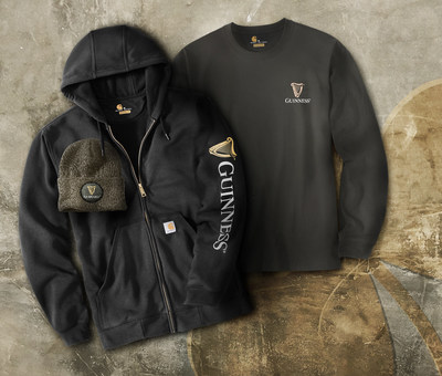 Guinness is helping those celebrating St. Patrick's Day to dress for the occasion with the new Guinness x Carhartt collaboration. United by the spirit of hard work and master craftsmanship, this collection includes everything from tees to hoodies to hats and more.