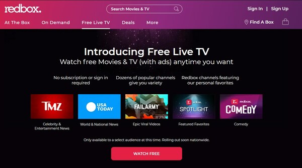 Redbox, America’s destination for new-release movies and entertainment, is bringing even more options to consumers with Redbox Free Live TV.