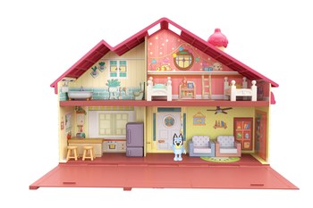 Moose Toys brings Bluey to life through a collection of play sets, figures, plush and accessories, including Bluey Family Home, the actual home as seen in the hit Disney TV show, “Bluey.”