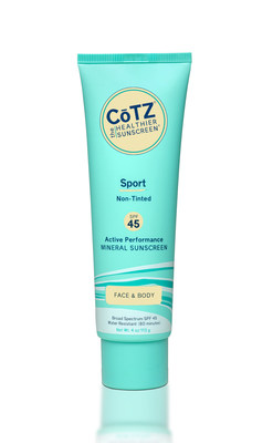 CōTZ® the Healthier Sunscreen Launches CōTZ Sport SPF 45