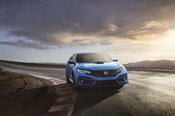 The 2020 Honda Civic Type R begins arriving at U.S. Honda dealerships February 28 with notable upgrades to ride and handling, braking performance and engine cooling. And Honda’s first-ever performance datalogging app, available exclusively for use with Civic Type R, arrives this spring. The 2020 Type R also boasts freshened exterior and interior styling, standard Honda Sensing® safety and driver-assistive technology, and a stunning new Boost Blue exterior color, with an MSRP of  $36,995.