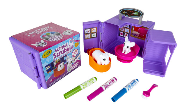 Crayola Introduces New Scribble Scrubbie Pets, Glitter Dots Kits